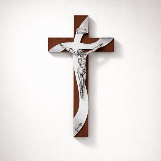 DEARMAMY Croce da parete in legno bianca da appendere alla parete della chiesa grande croce cattolica religiosa altare casa soggiorno decorazione regali per ingresso ufficio DEARMAMY Croce da parete in legno bianca da appendere alla parete della chiesa grande croce cattolica religiosa altare casa soggiorno decorazione regali per ingresso ufficio