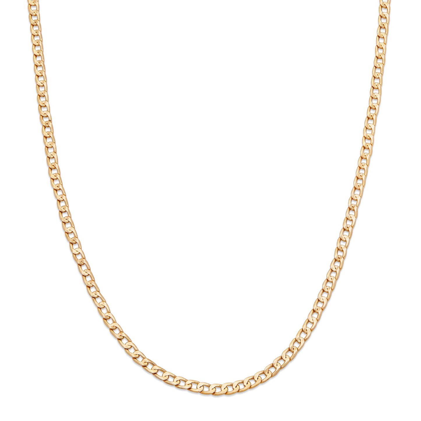 MONDO CATTOLICO Jewelry Cm 60 (23.6 in) 18 kt Yellow Gold Curb Chain