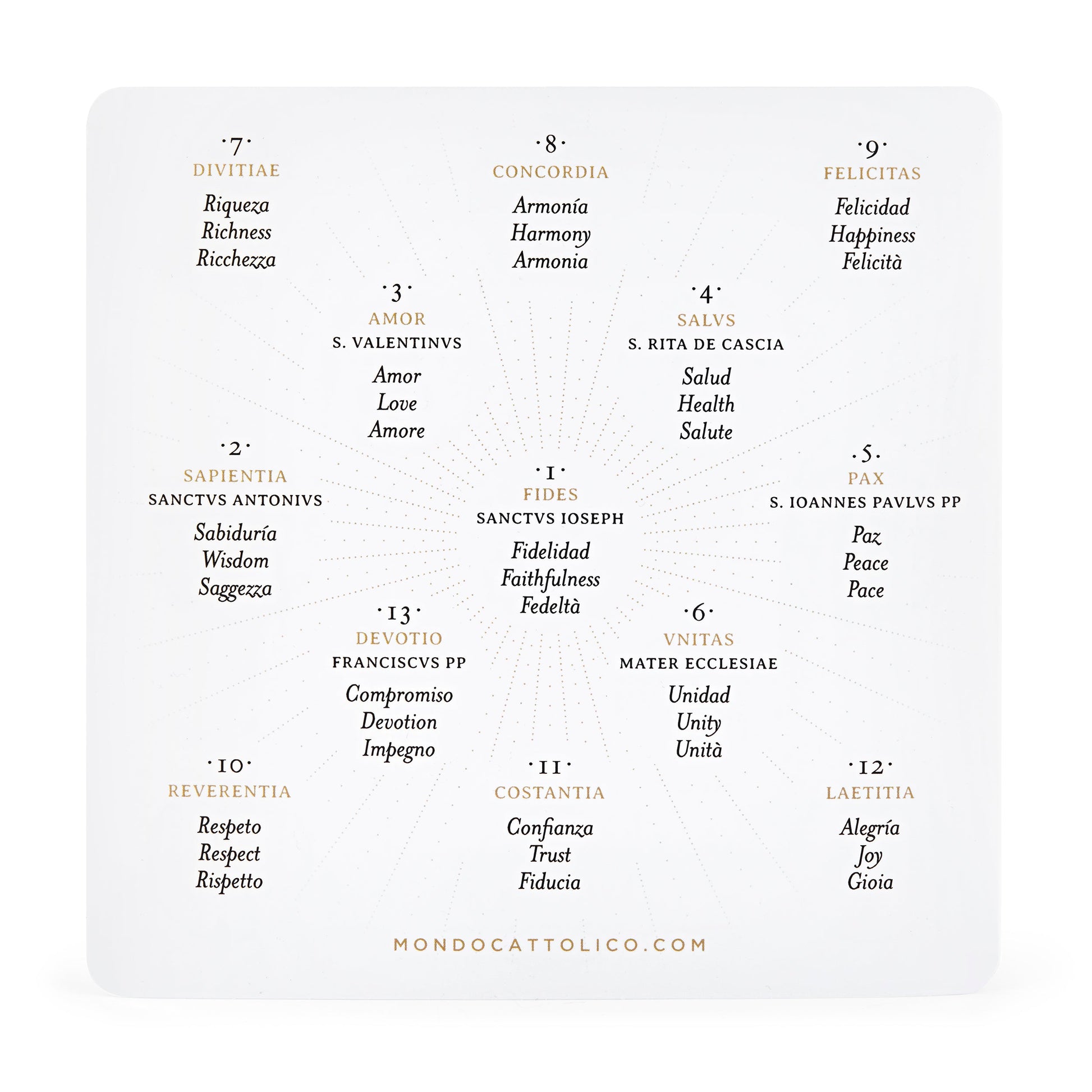 MONDO CATTOLICO ROMA Arras 18 x 18 cm (7.09 x 7.09 in) / 5 cm (1.97 in) / 3 cm (1.18 in) Arras with Gray Velvet Case