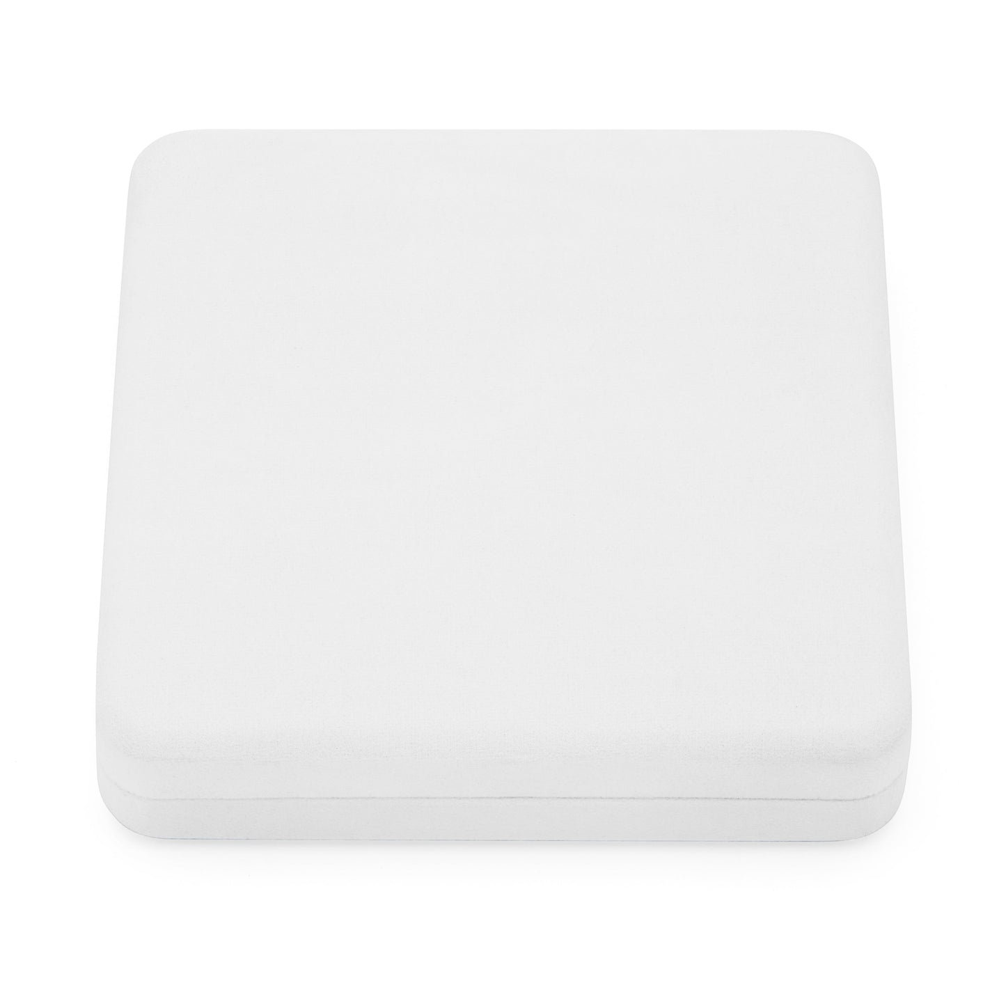 MONDO CATTOLICO ROMA Arras 18 x 18 cm (7.09 x 7.09 in) / 5 cm (1.97 in) / 3 cm (1.18 in) Arras with White Velvet Case