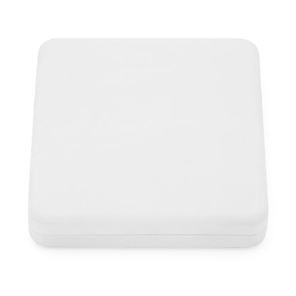 MONDO CATTOLICO ROMA Arras 18 x 18 cm (7.09 x 7.09 in) / 5 cm (1.97 in) / 3 cm (1.18 in) Arras with White Velvet Case