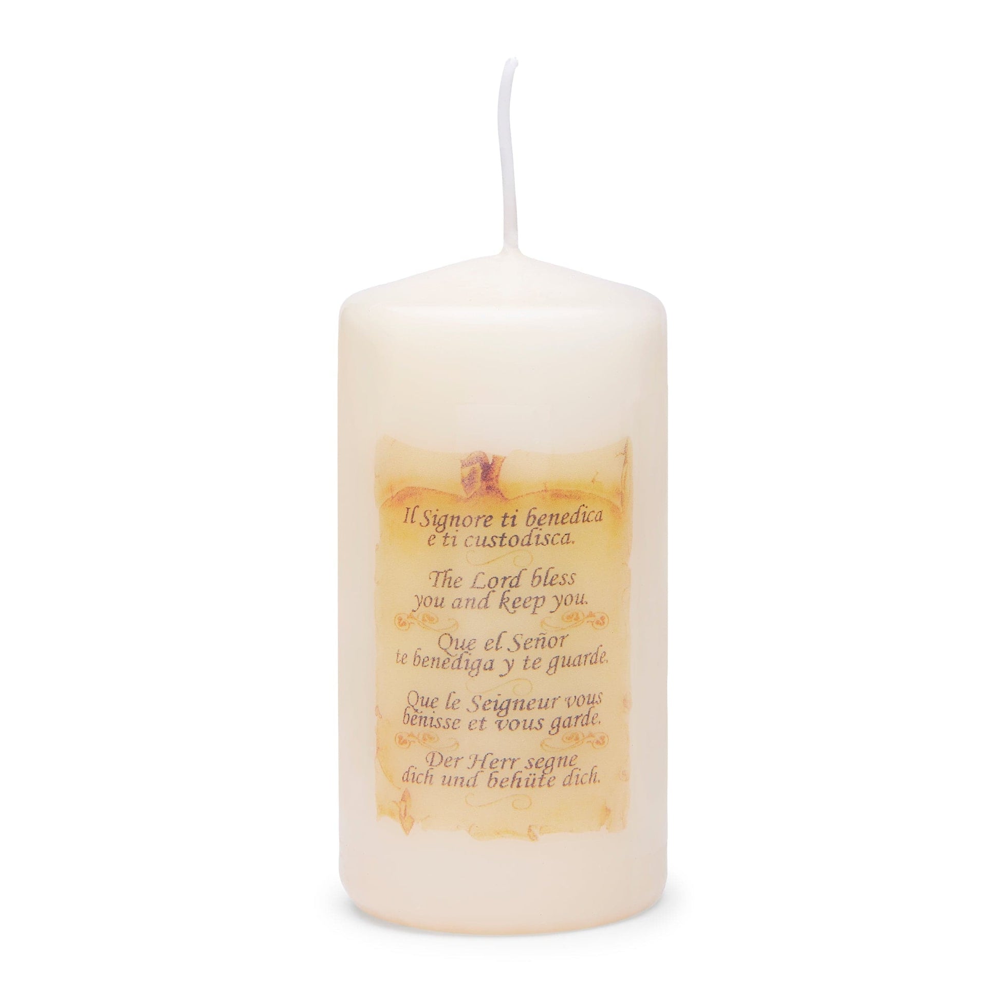 MONDO CATTOLICO Cm 8 (3.1 inches) Candle with Saint Peter Basilica