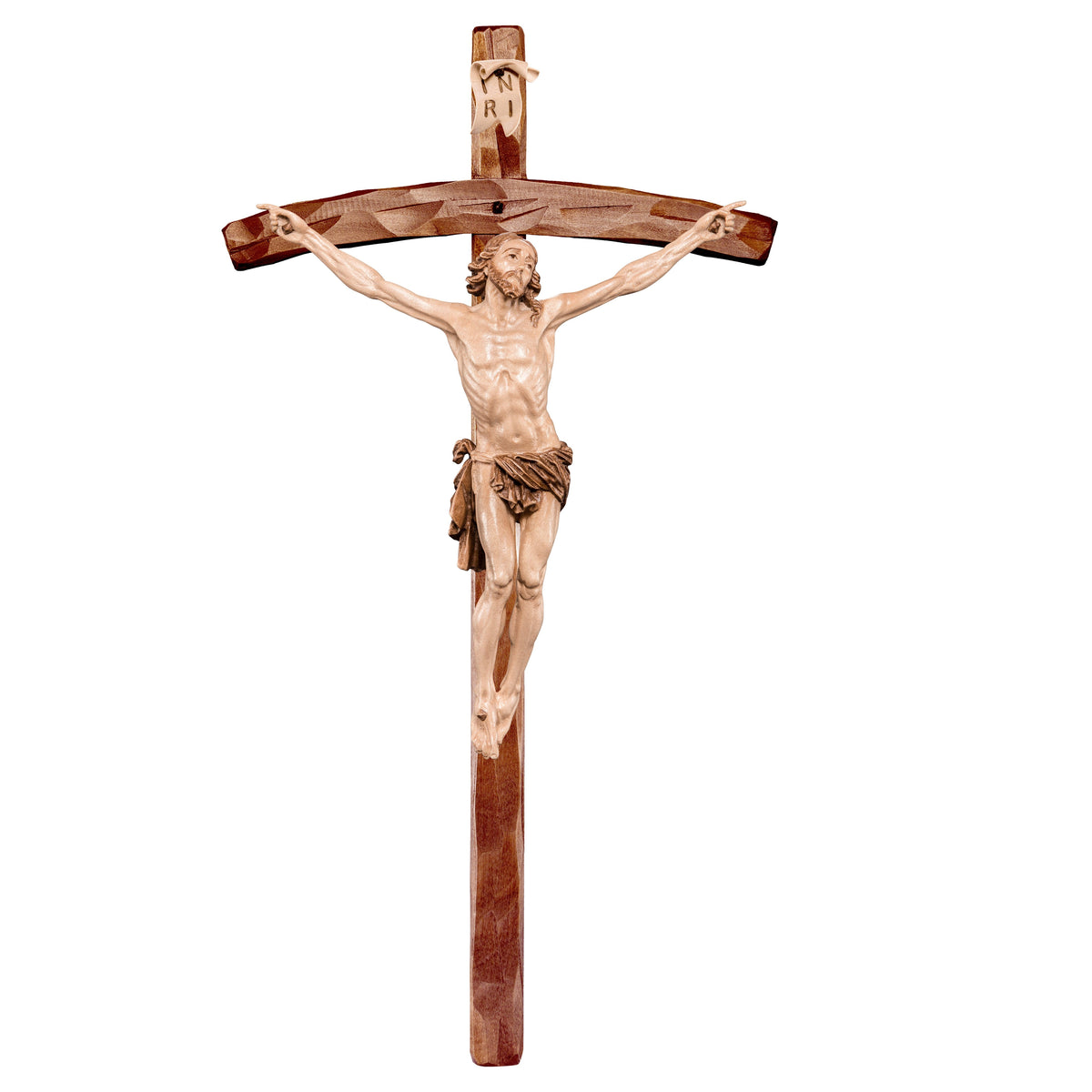 Mondo Cattolico Glossy / 7 cm (2.8 in) Christ of passion with cross