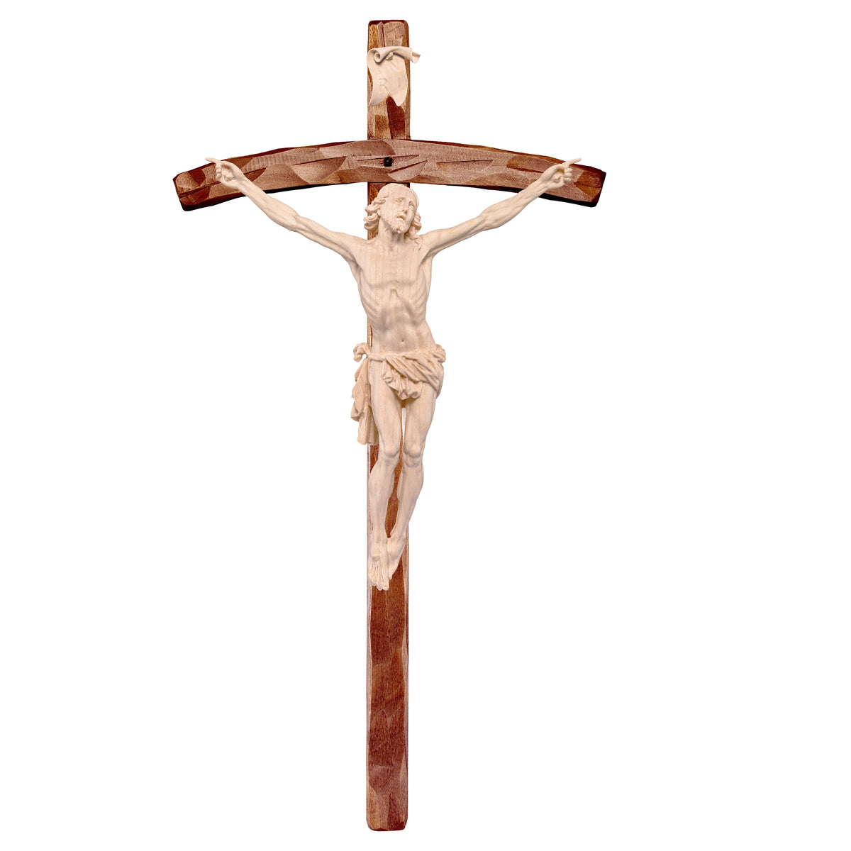 Mondo Cattolico Natural / 7 cm (2.8 in) Christ of passion with cross