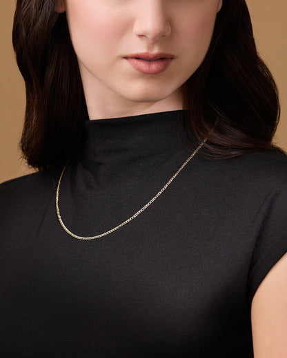 MONDO CATTOLICO ROMA Necklaces 55 cm (21.65 in) Chunky Yellow Gold Curb Chain Necklace