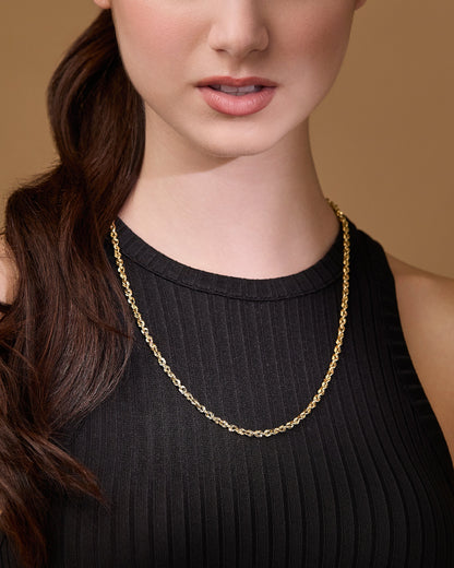 MONDO CATTOLICO ROMA Necklaces 60 cm (23.62 in) Chunky Yellow Gold Iride Chain Necklace