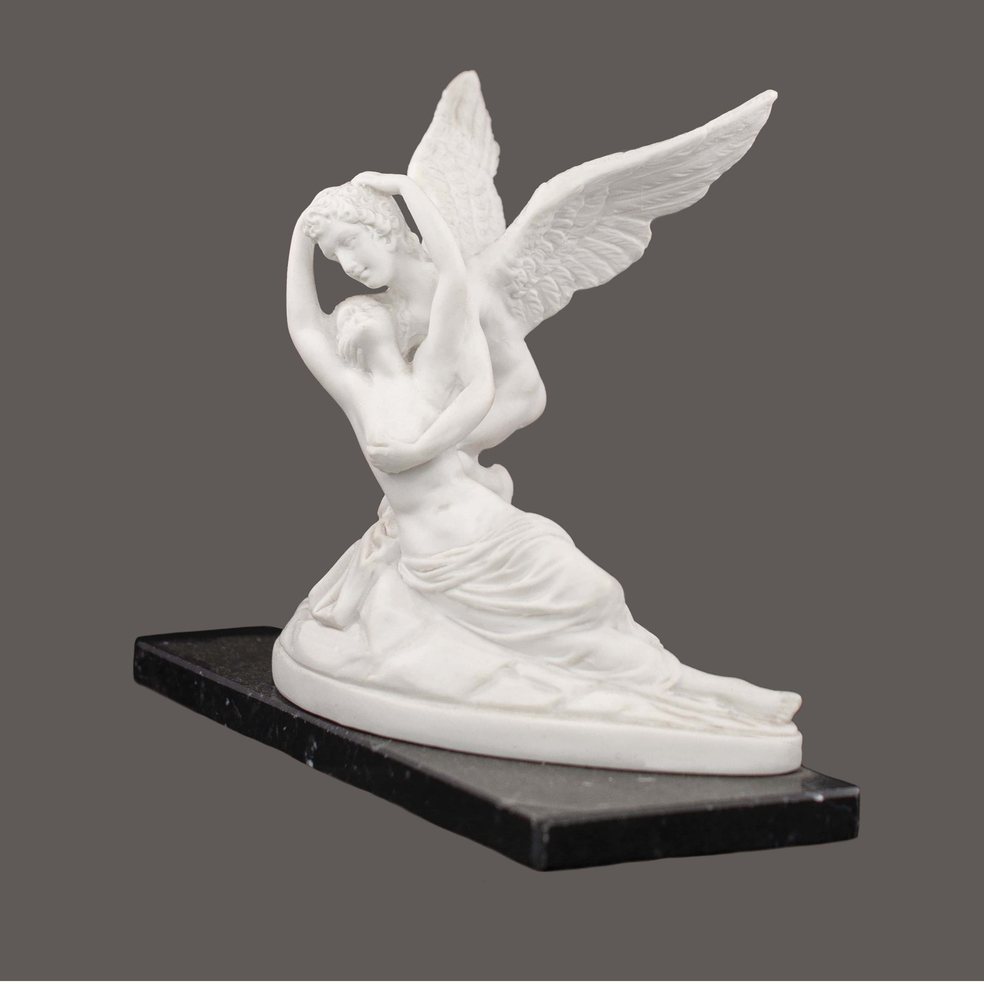 MONDO CATTOLICO Cupid and Psyche Marble Dust Sculpture