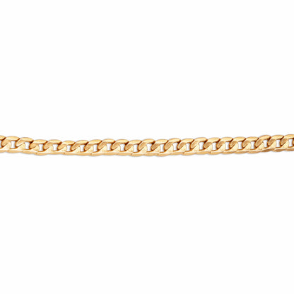 MONDO CATTOLICO Jewelry Cm 60 (23.6 in) Curb Chain Yellow Gold