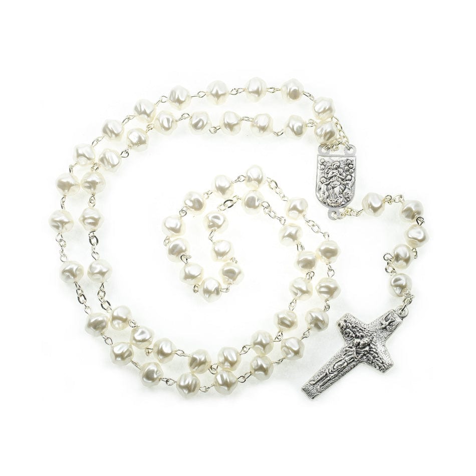 MONDO CATTOLICO Prayer Beads Freshwater Pearls Rosary beads