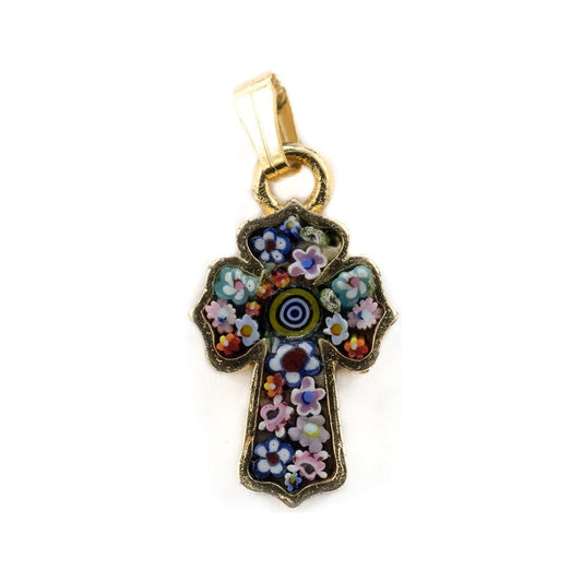 MONDO CATTOLICO Galvanised Micromosaic Cross