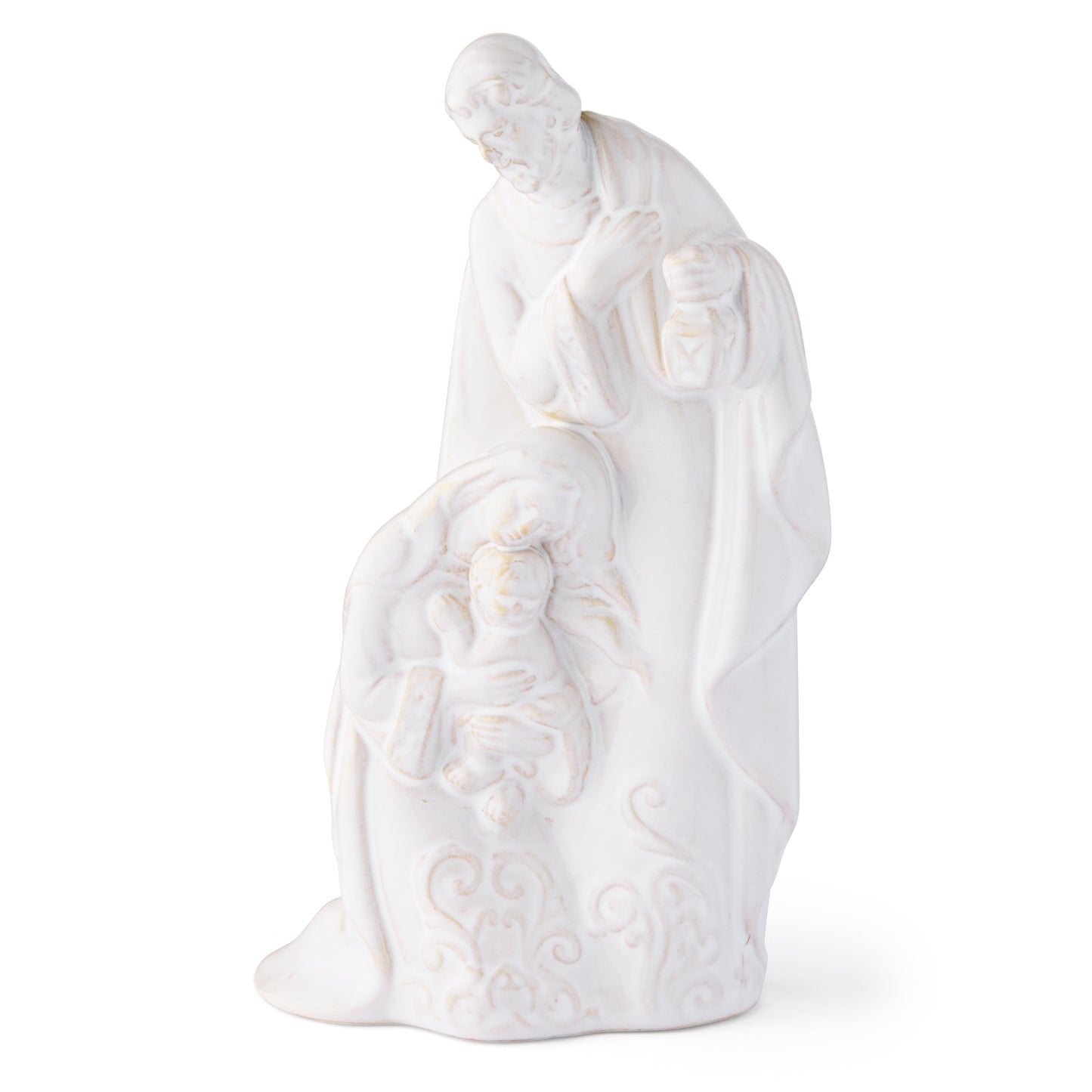 Mondo Cattolico Nativity 16.50 cm (6.50 in) Glossy White Ceramic Nativity