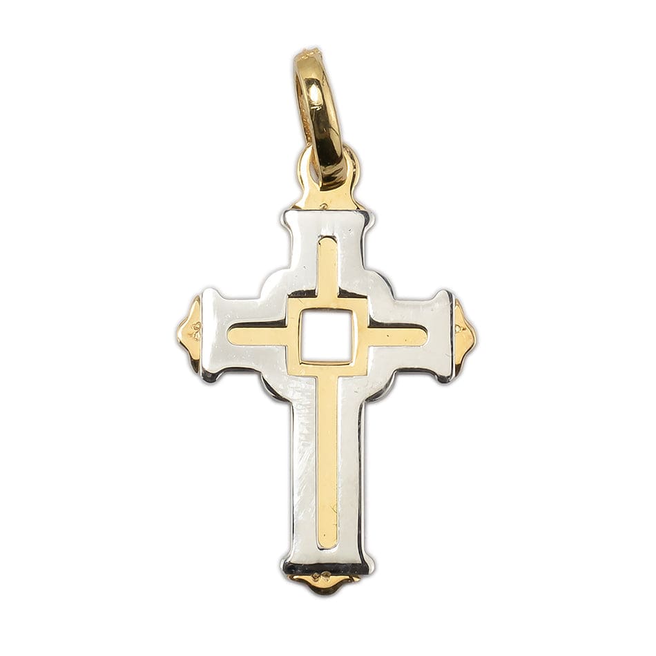 MONDO CATTOLICO Gold Cross Medieval Style