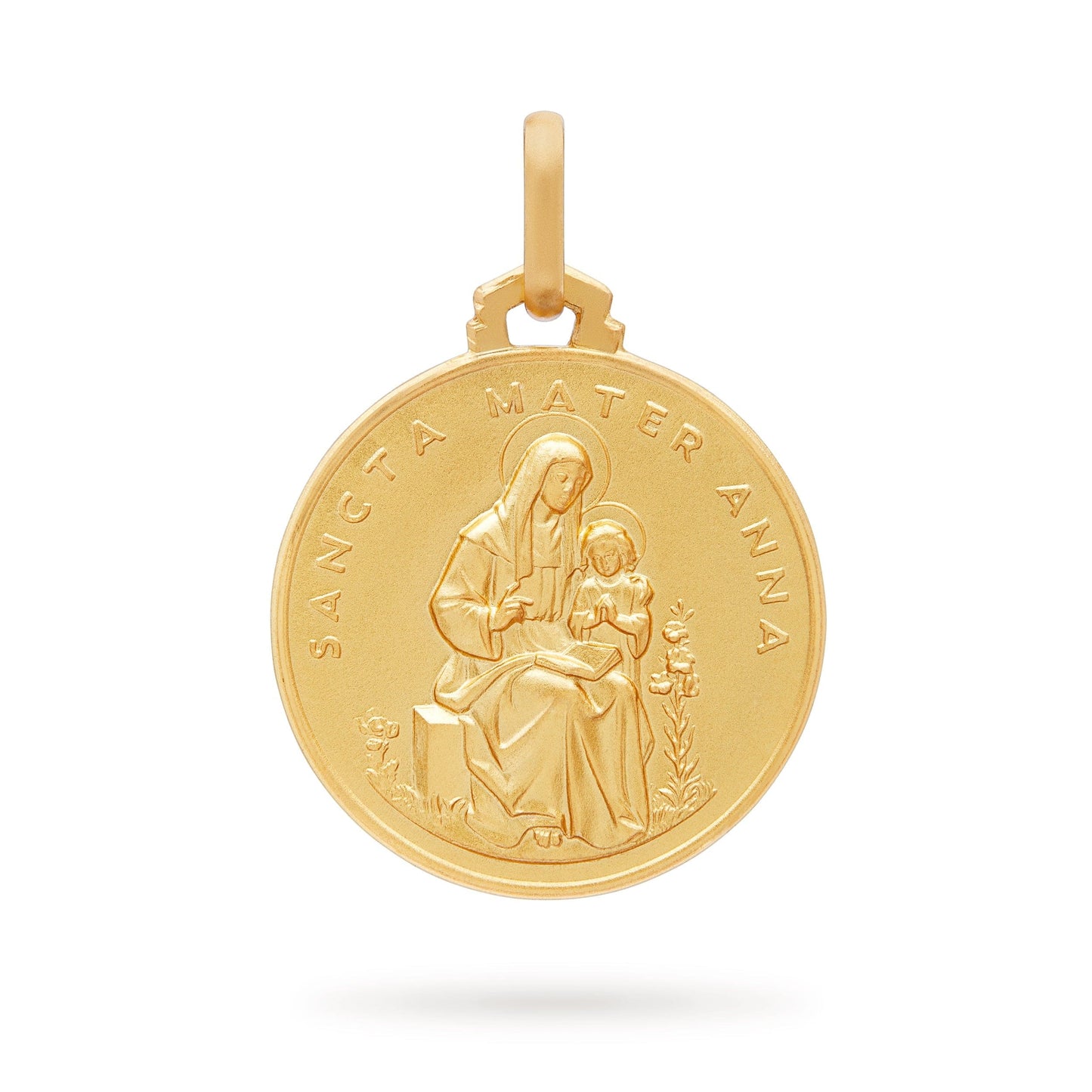 MONDO CATTOLICO Jewelry Gold medal of Saint Anne