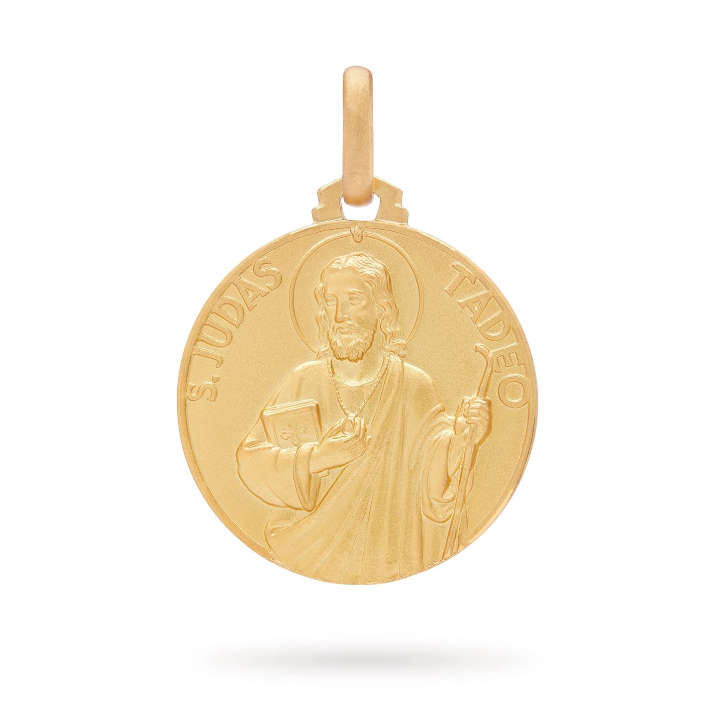 MONDO CATTOLICO Jewelry Gold medal of Saint Jude Thaddeus