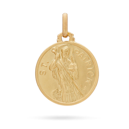 MONDO CATTOLICO Medal 18 mm  (0.70 in) Gold medal of Saint Patrick