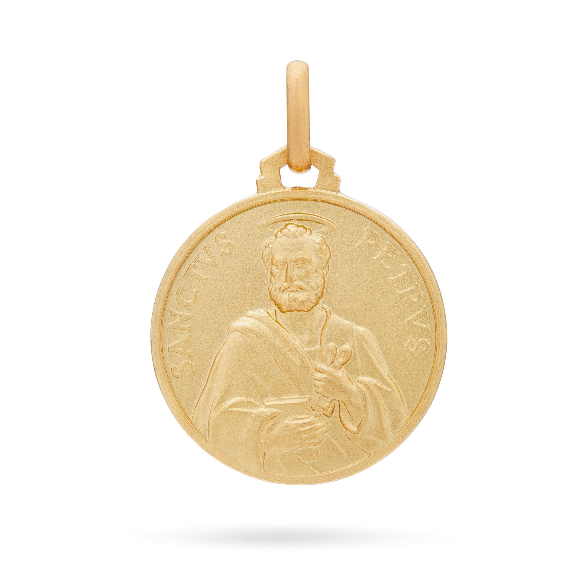 MONDO CATTOLICO Medal 18 mm (0.70 in) Gold medal of Saint Peter