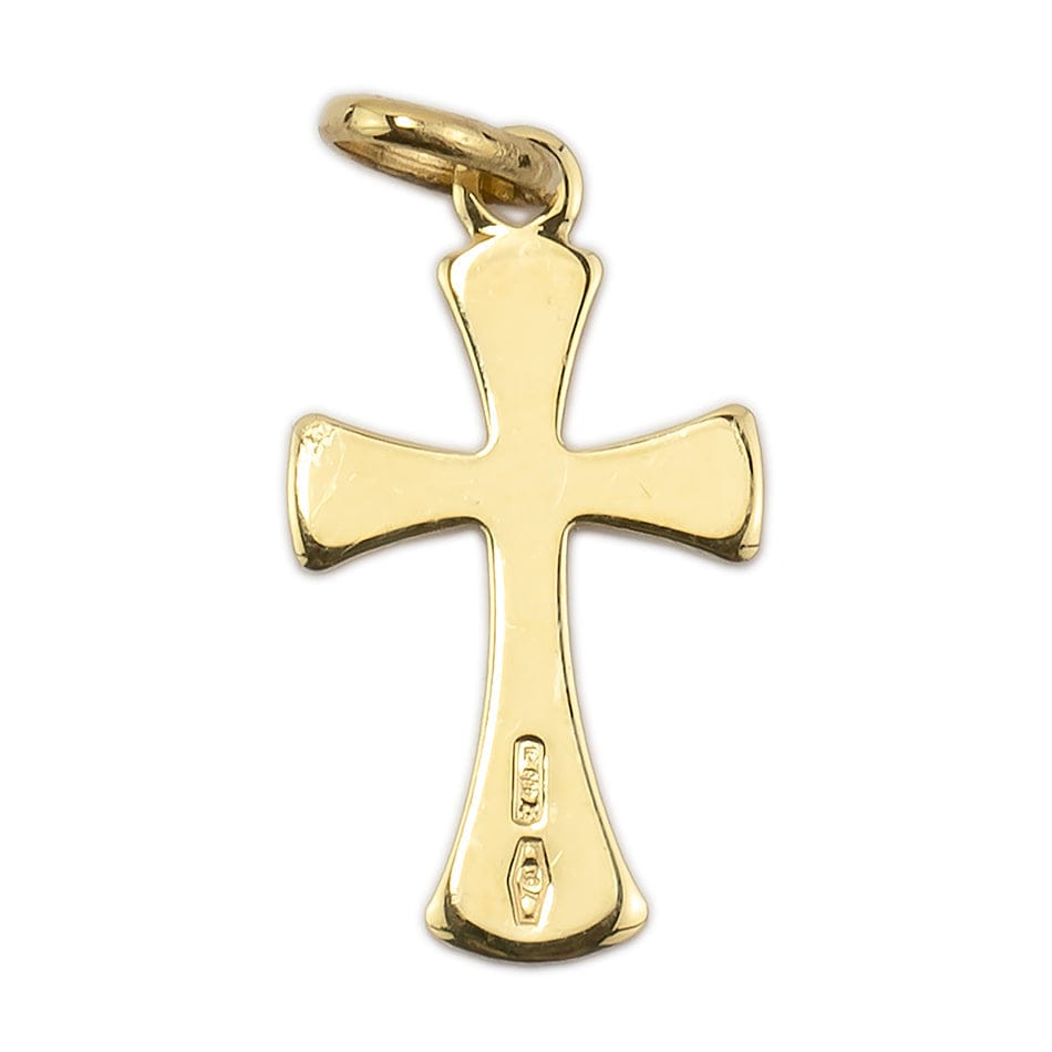 MONDO CATTOLICO Gold Plain Cross Without Body