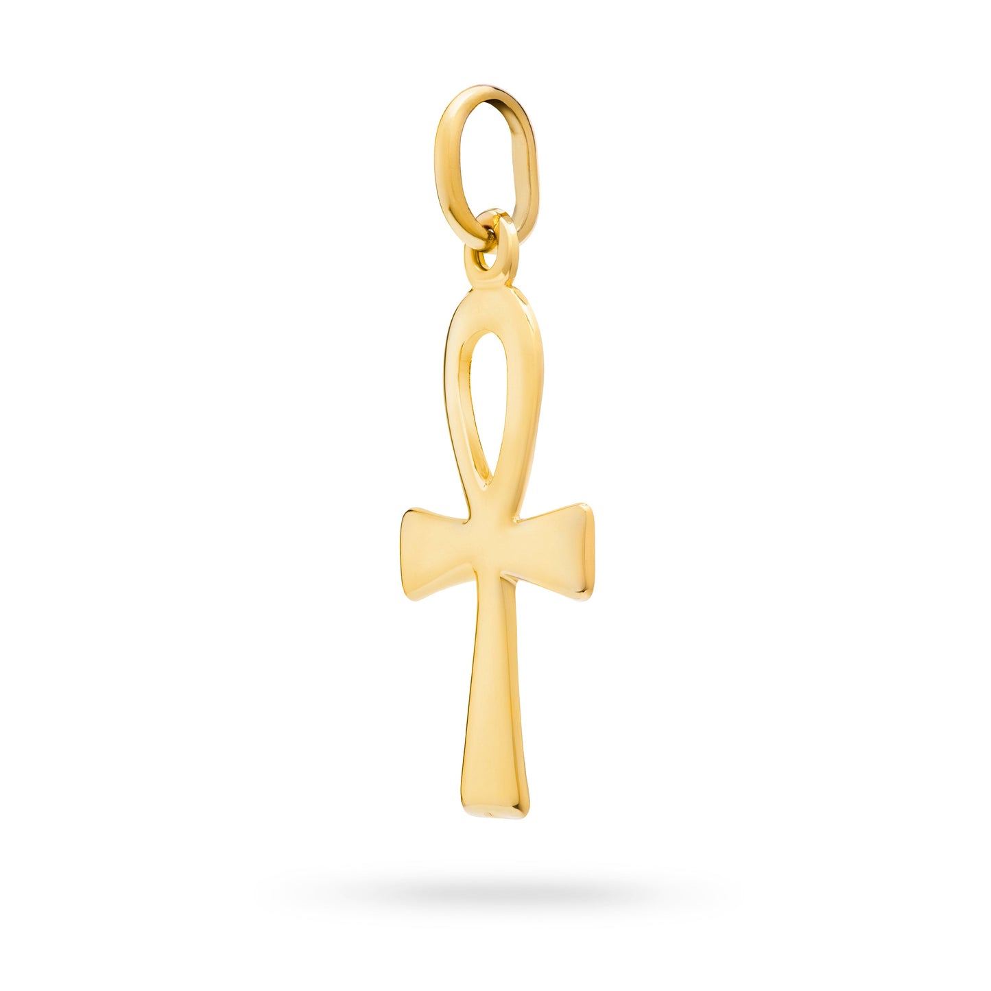 MONDO CATTOLICO ROMA 32 mm (1.26 in) Gold Plated Ankh Pendant Cross