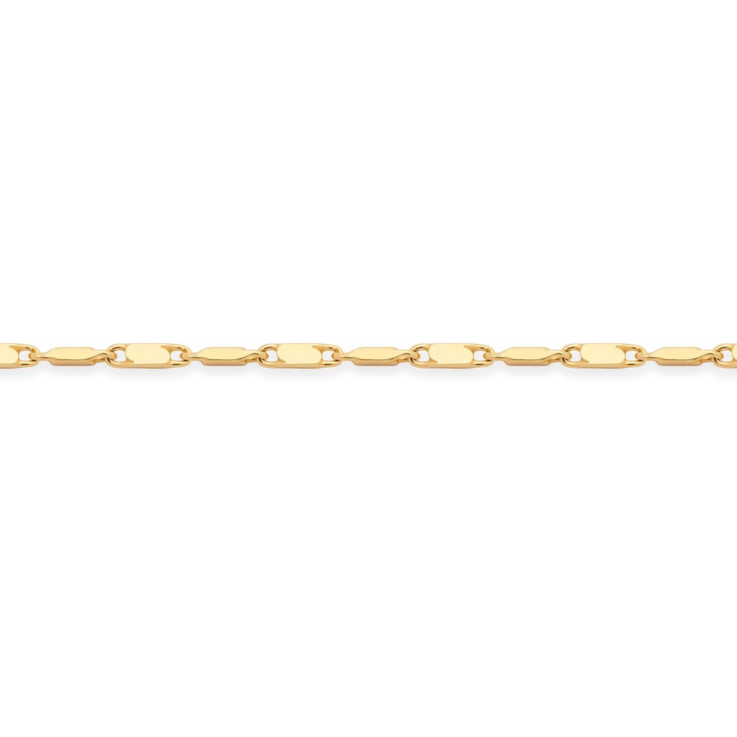 MONDO CATTOLICO ROMA Necklaces Gold-Plated Sterling Silver Bar Link Necklace