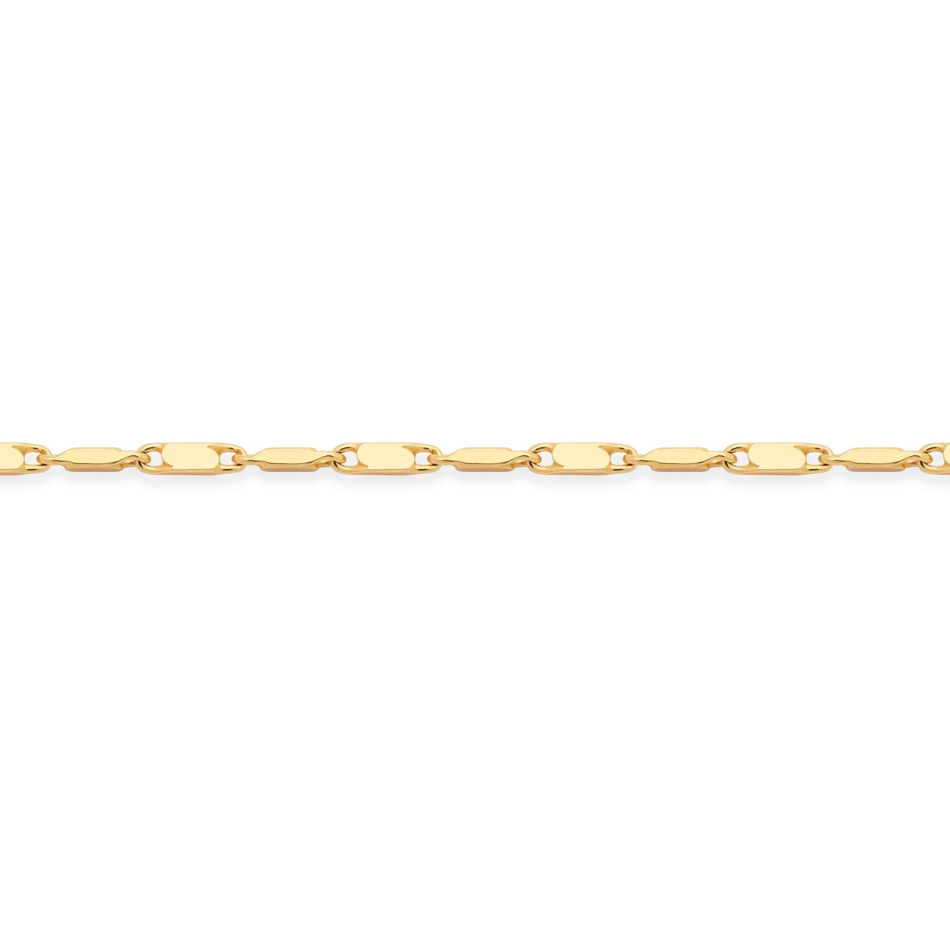 MONDO CATTOLICO ROMA Necklaces Gold-Plated Sterling Silver Bar Link Necklace