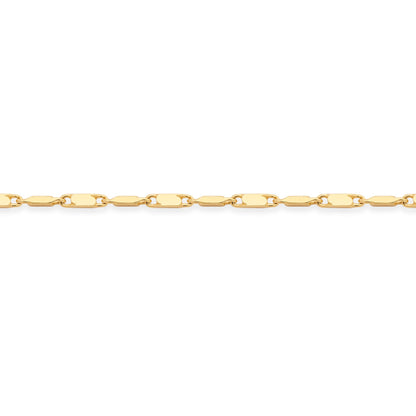 MONDO CATTOLICO ROMA Necklaces Gold-Plated Sterling Silver Bar Link Necklace