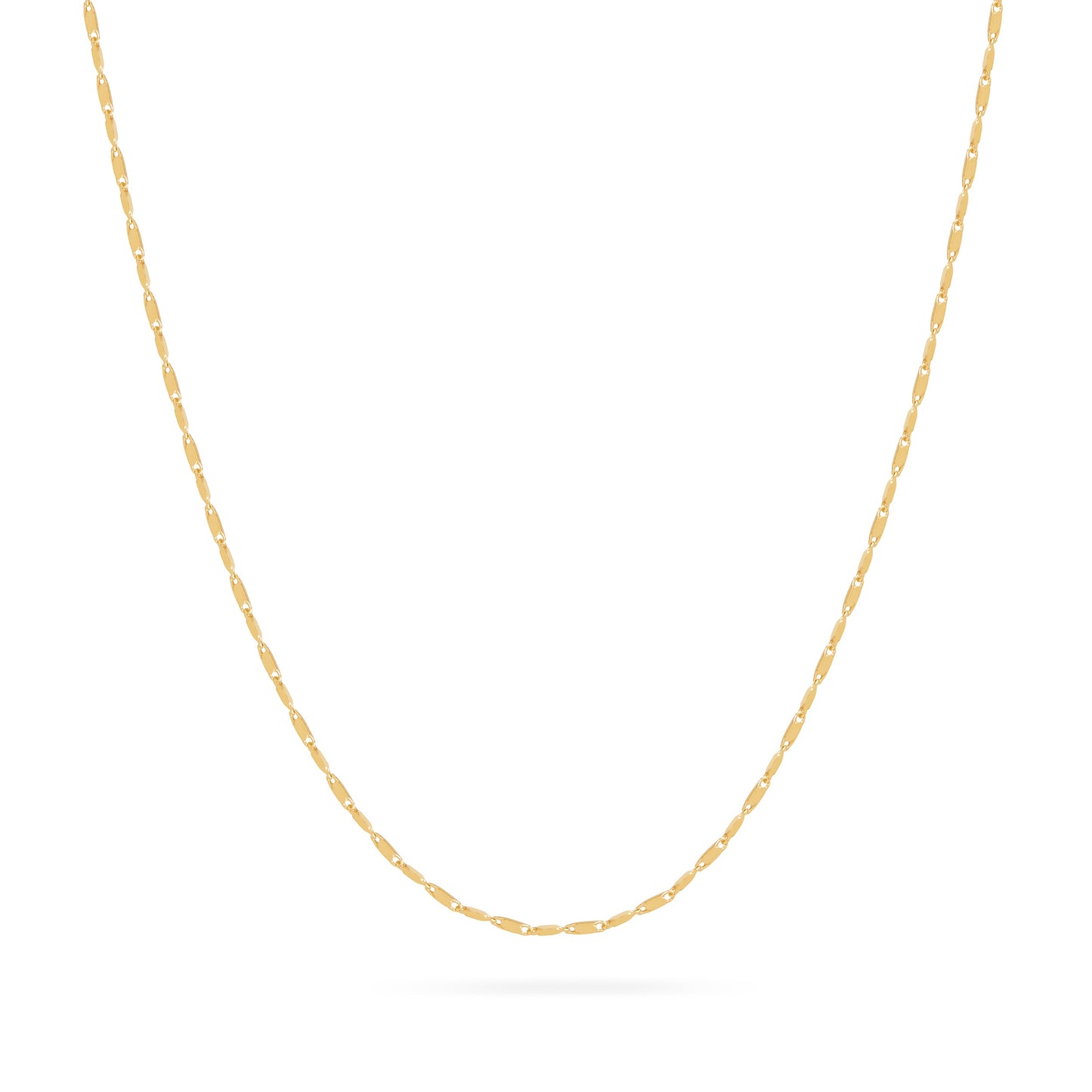 MONDO CATTOLICO ROMA Necklaces Gold-Plated Sterling Silver Bar Link Necklace