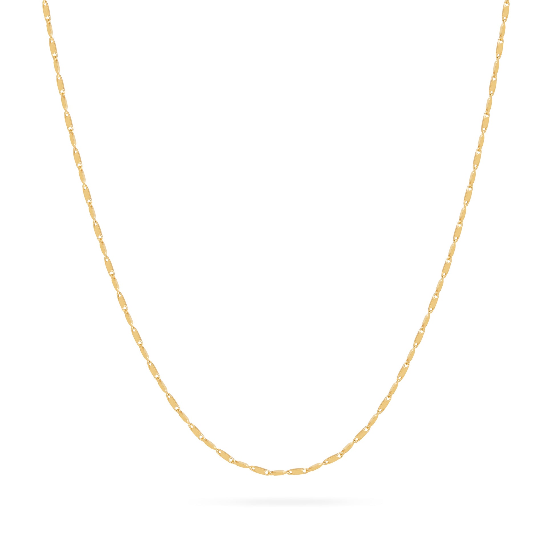 MONDO CATTOLICO ROMA Necklaces Gold-Plated Sterling Silver Bar Link Necklace