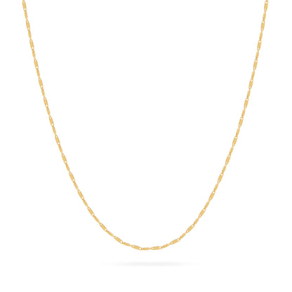 MONDO CATTOLICO ROMA Necklaces Gold-Plated Sterling Silver Bar Link Necklace