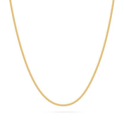 MONDO CATTOLICO ROMA Necklaces Gold-Plated Sterling Silver Classic Curb Chain Necklace