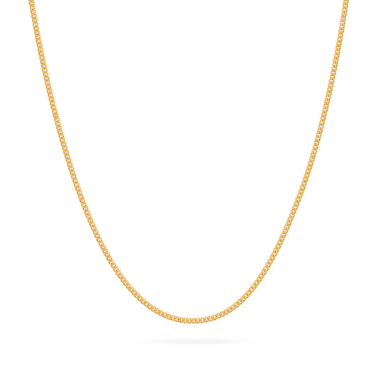MONDO CATTOLICO ROMA Necklaces Gold-Plated Sterling Silver Classic Curb Chain Necklace