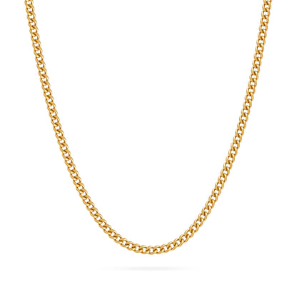 MONDO CATTOLICO ROMA Necklaces Gold-Plated Sterling Silver Hollow Curb Chain Necklace