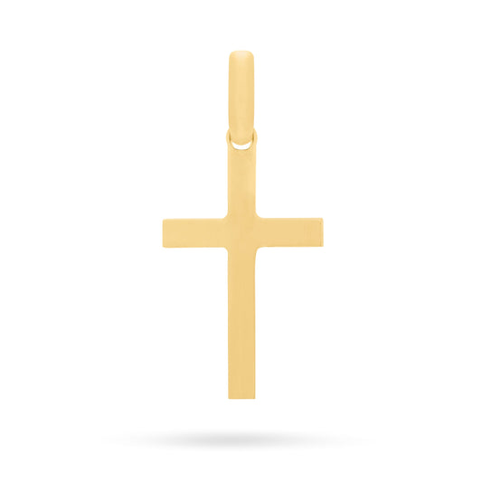 Mondo Cattolico Pendant Gold-plated Sterling Silver Simple Cross Pendant