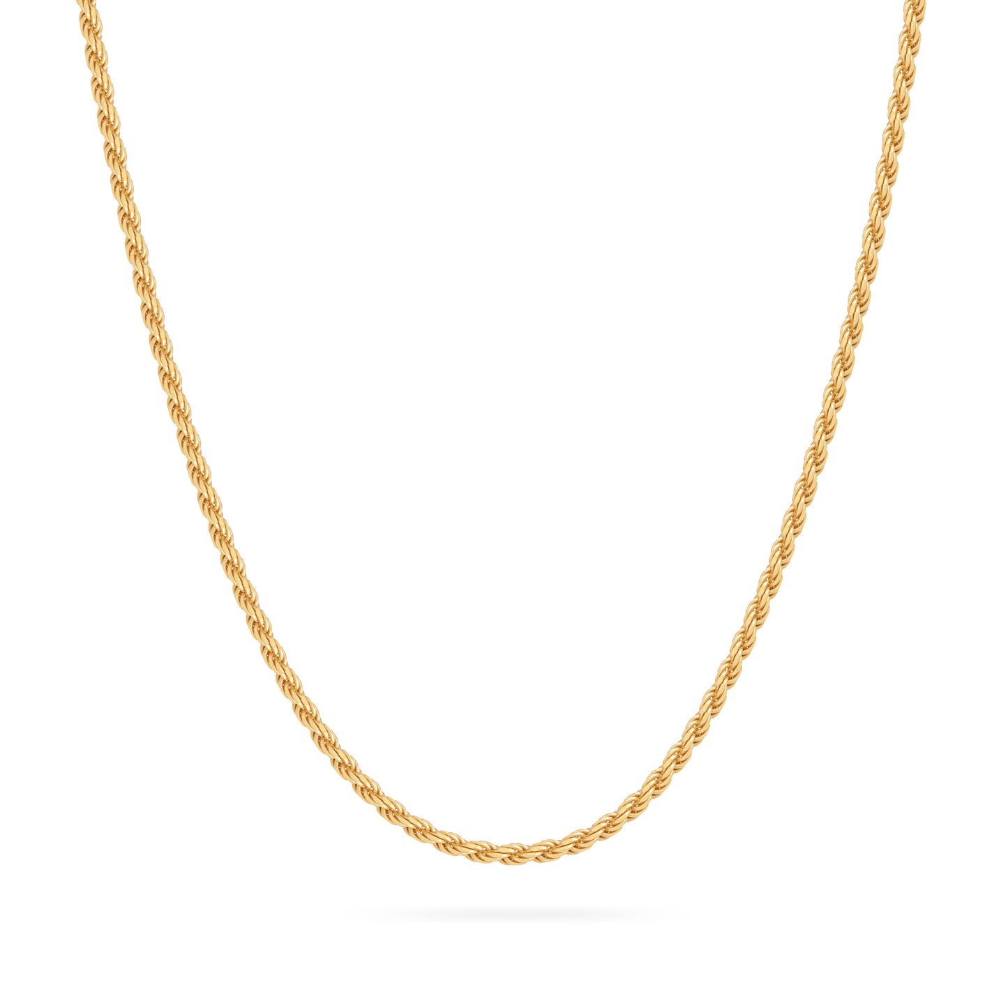 MONDO CATTOLICO ROMA Necklaces Gold-Plated Sterling Silver Torchon Chain Necklace
