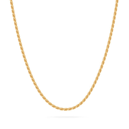 MONDO CATTOLICO ROMA Necklaces Gold-Plated Sterling Silver Torchon Chain Necklace