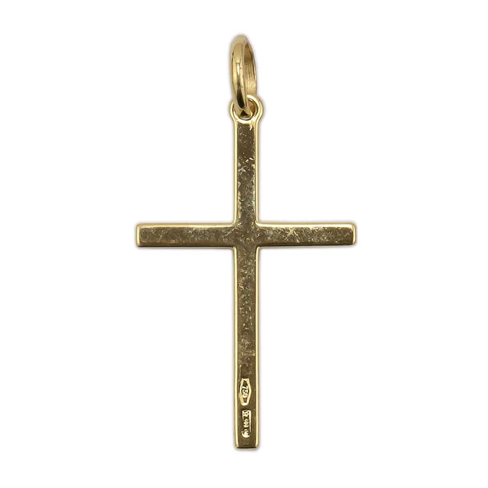 MONDO CATTOLICO Gold Simple Cross without Body