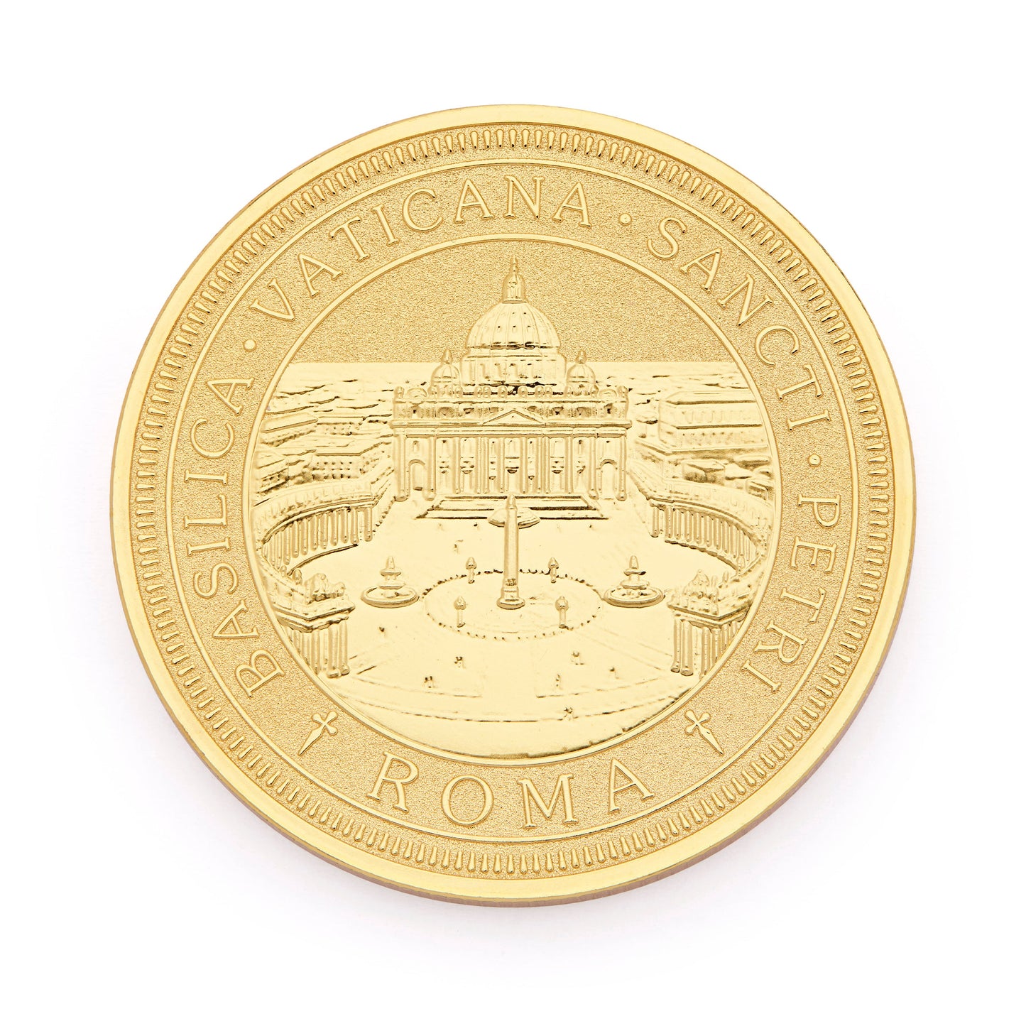 MONDO CATTOLICO ROMA Coin Gold-tone Pope Leo XIV Commemorative Coin – Exclusive Edition