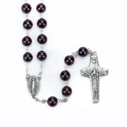 MONDO CATTOLICO Prayer Beads GRENADE STERLING SILVER ROSARY
