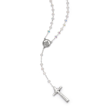 MONDO CATTOLICO ROMA Rosary 46 cm (18.11 in) / 64 cm (25.20 in) / 6 mm (0.24 in) Jubilee 2025 Rosary with Crystal Beads and Colorful Details