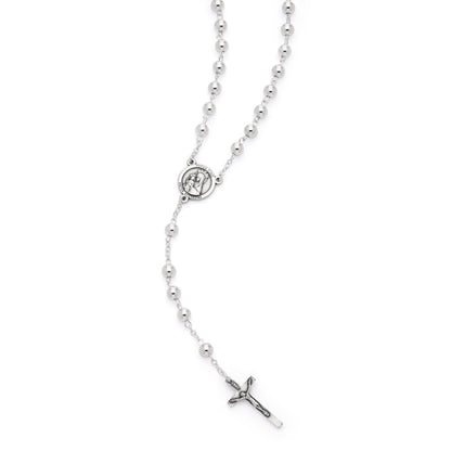 MONDO CATTOLICO ROMA Rosary 46 cm (18.11 in) / 64 cm (25.20 in) / 6 mm (0.24 in) Jubilee 2025 Rosary with Metal Beads
