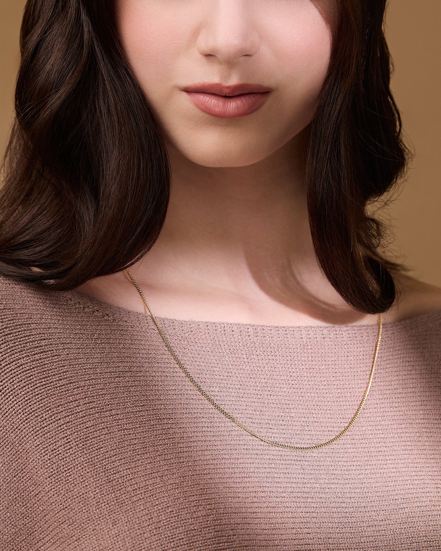 MONDO CATTOLICO ROMA Necklaces 60 cm (23.62 in) Long Yellow Gold Curb Chain Necklace