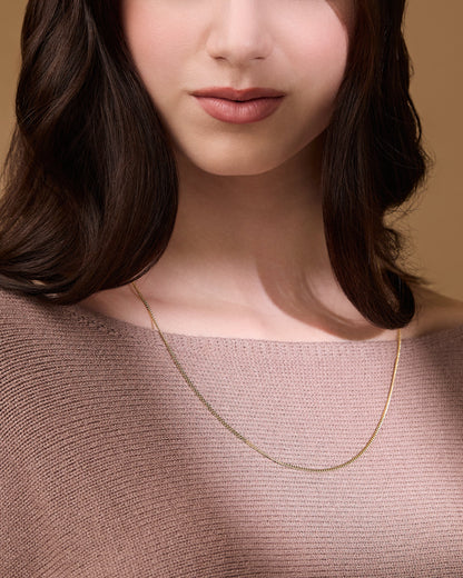 MONDO CATTOLICO ROMA Necklaces 60 cm (23.62 in) Long Yellow Gold Curb Chain Necklace