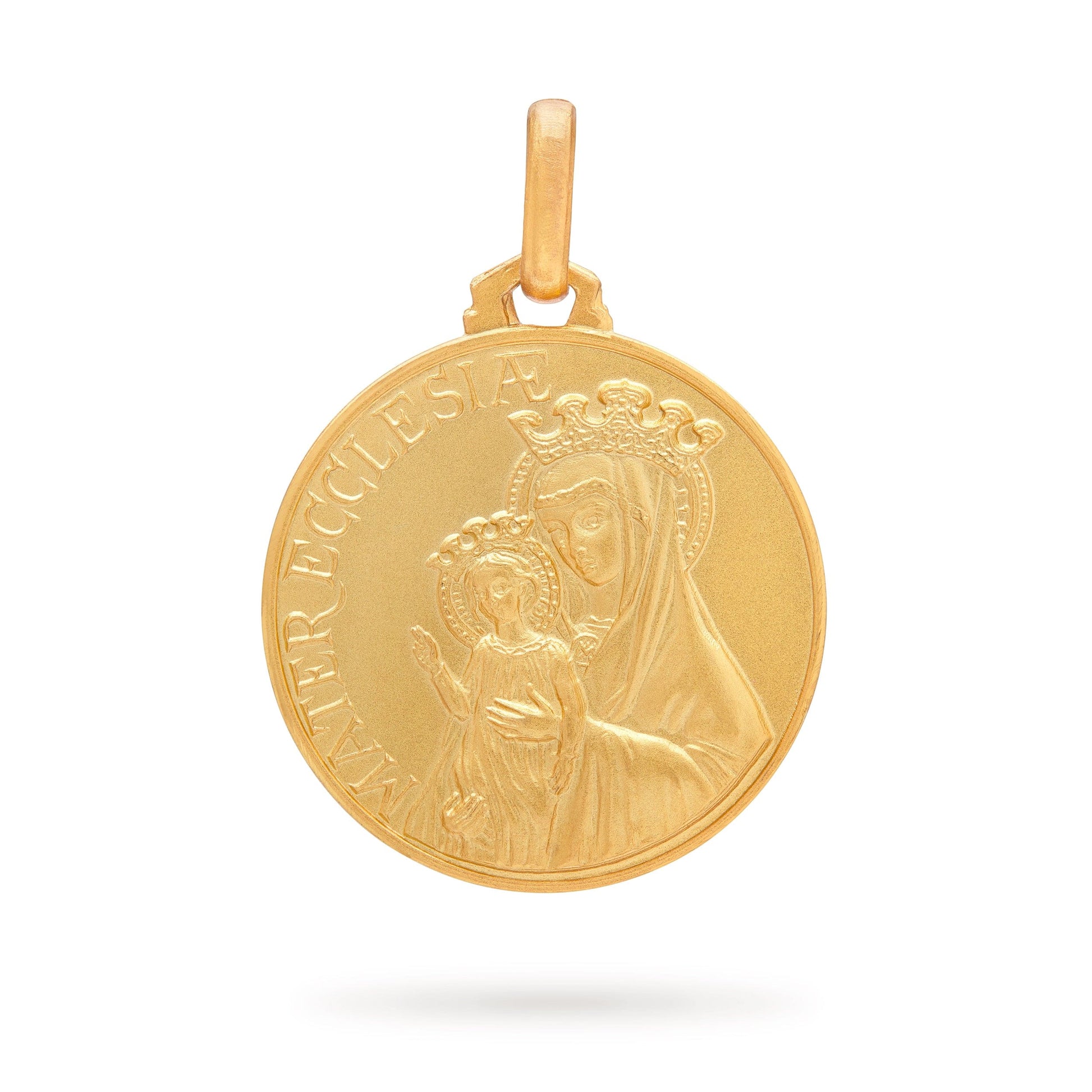 MONDO CATTOLICO Jewelry Mater Ecclesiae Gold Medal