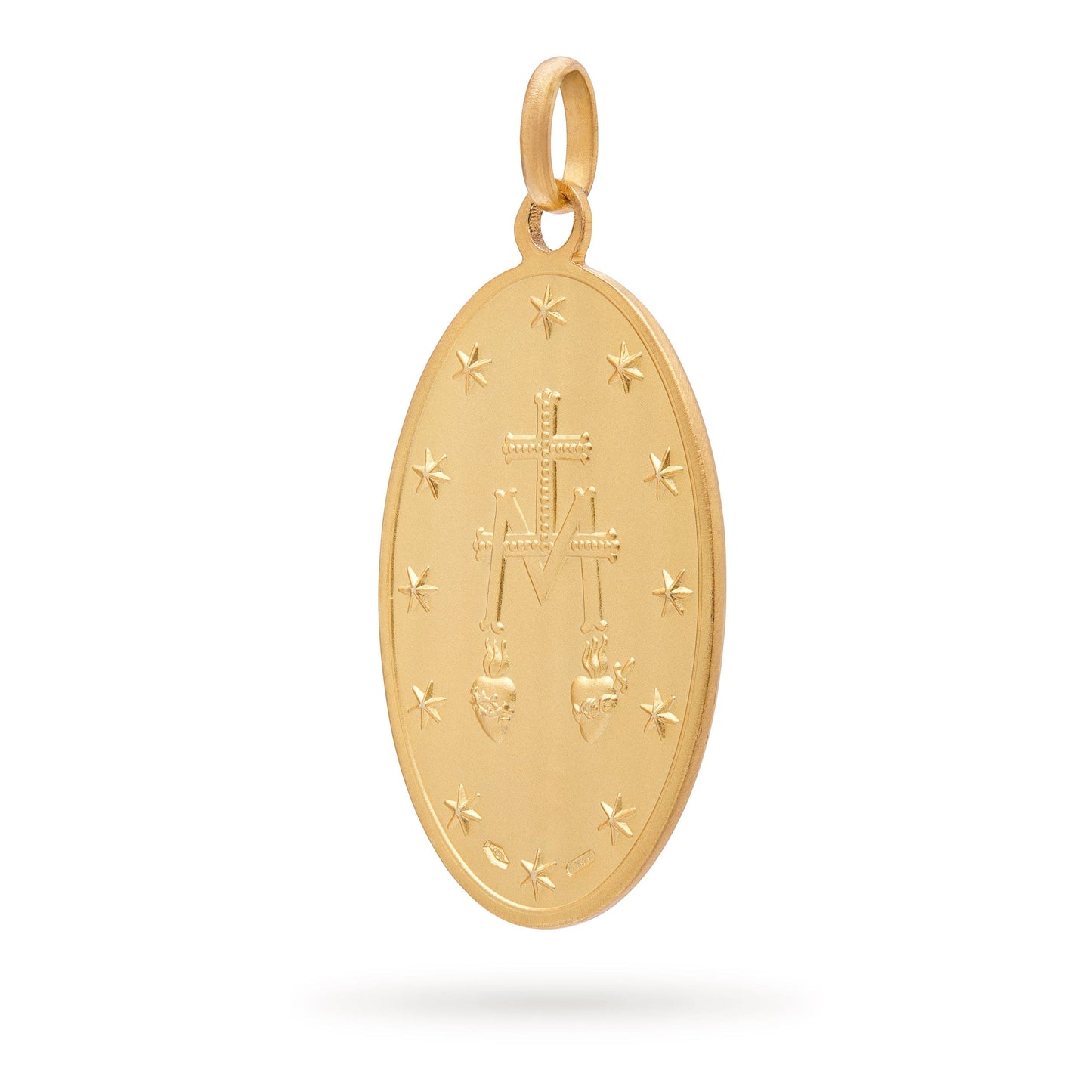 MONDO CATTOLICO Jewelry Miraculous Virgin Medal in Gold