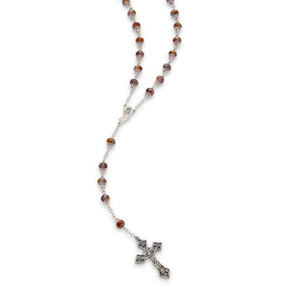 MONDO CATTOLICO ROMA Prayer Beads Mother Mary with Child Rosary in Hot Air Balloon Beads