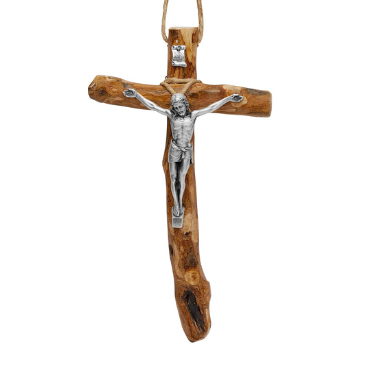MONDO CATTOLICO ROMA Crucifix 27 cm (10.63 in) Natural Olive Wood Crucifix