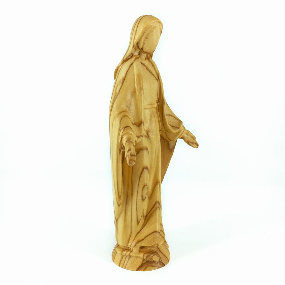 AMC S.r.l. - G.m.b.H. 15 cm (5.91 in) Olive Wood Statue of Our Lady of the Miraculous Medal