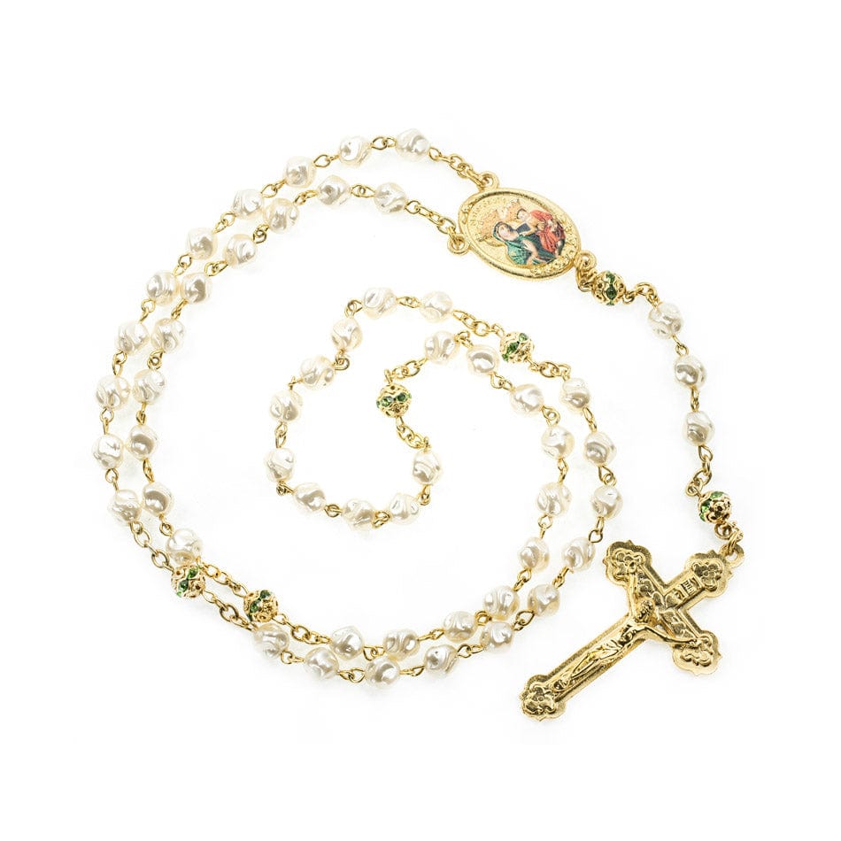 MONDO CATTOLICO Prayer Beads 44.5 cm (17.5 in) / 6 mm (0.23 in) Our Lady of Good Health Rosary Beads