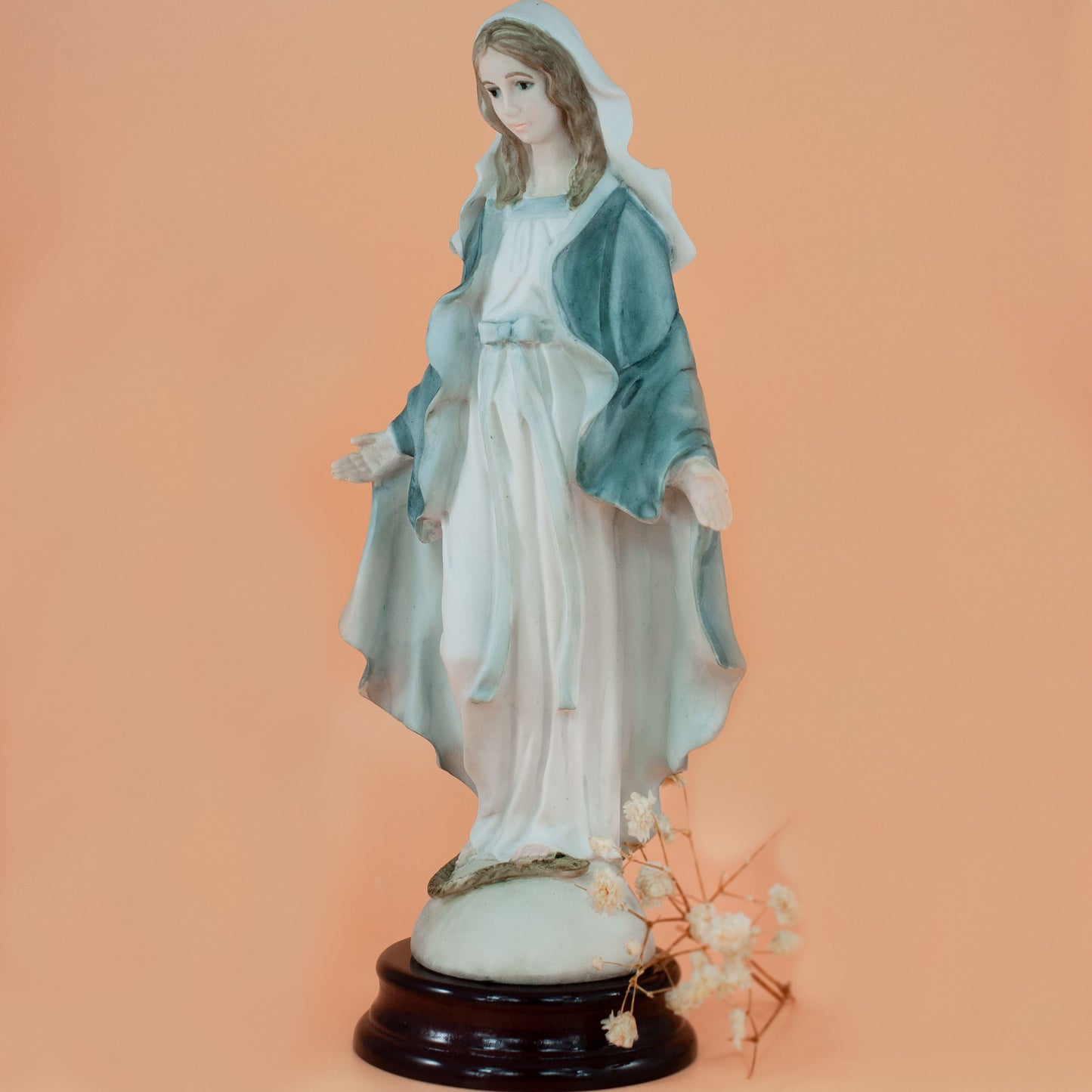 MONDO CATTOLICO Our Lady of Grace Statue in Marble and Alabaster