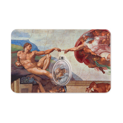 MONDO CATTOLICO ROMA Holy Card Plasticized Holy Card of the Creation of Adam