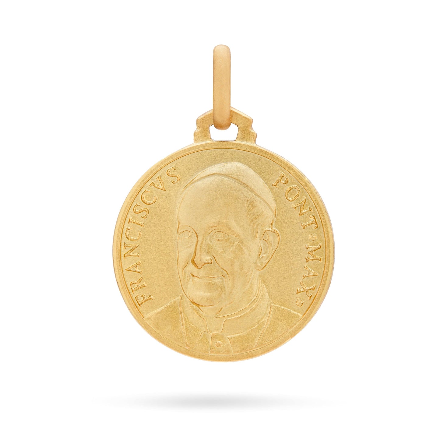 MONDO CATTOLICO Medal 10 mm (0.39 in) Pope Francis and Saint Francis Double Sided Medal
